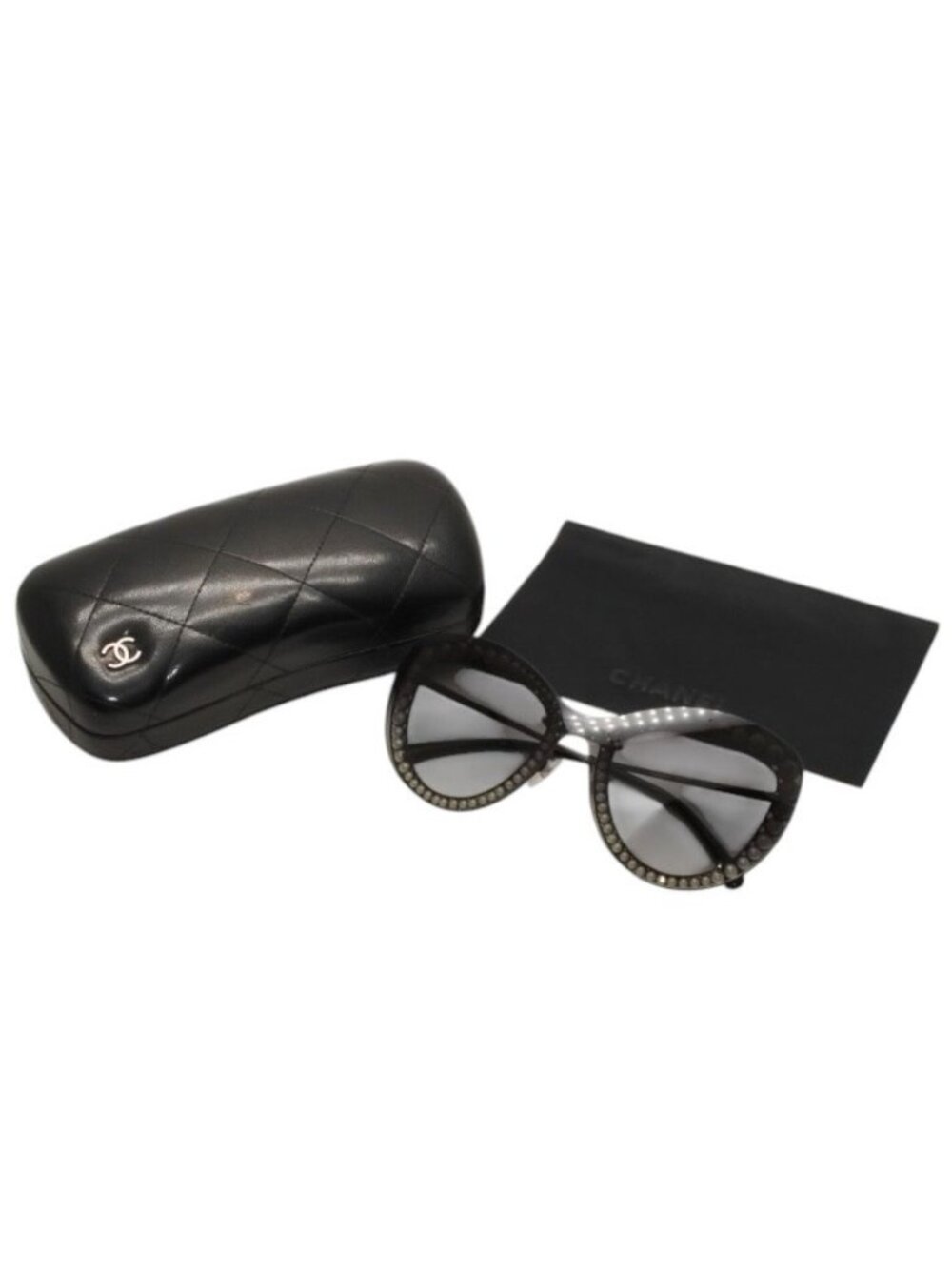 Chanel Sunglasses S6 140 Black Foxy Model Eyewear